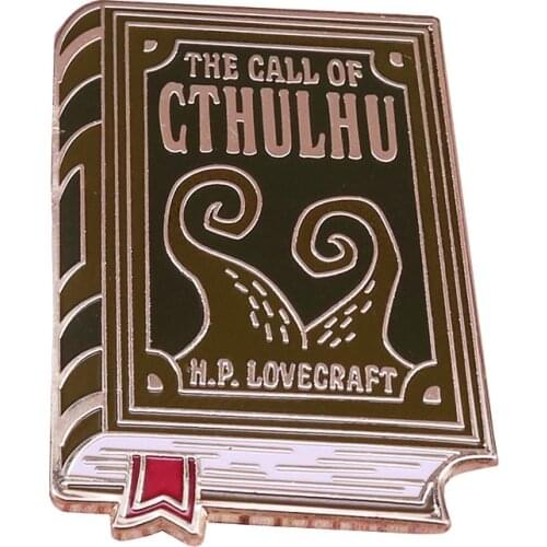 The call of cthulhu Brooch graphic novel mythos Badge lovecraftian Enamel Pin Gift