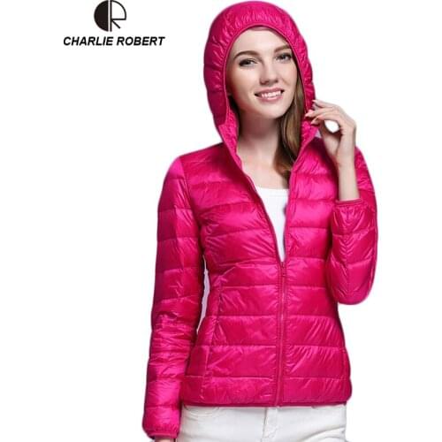 Женские белые куртки CHARLIE ROBERT China At AliExpress