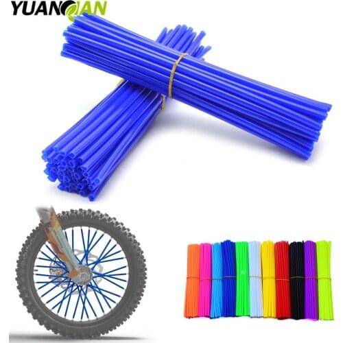 Motocross Spoke Skins Wheel Rim Spoke Covers For HONDA 125 CRF2CRF250/450R/X CR125/250R XR250/400/600/650 for YAMAHA YZ/YZF ktm