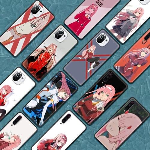 Zero Two Darling In The FranXX Silicone Phone Case For Xiaomi Mi 11 Ultra 11X Pro 11i 10S Note 10 10T Lite 5G 9T Cover Shell