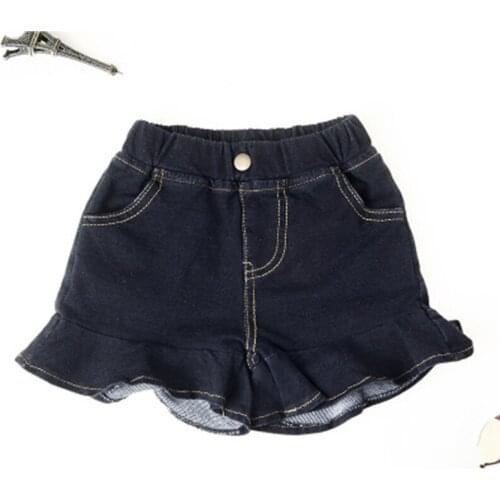 Girls denim shorts summer thin pants childrens wear kids baby girls pants fashion child cotton hot panties comfortable