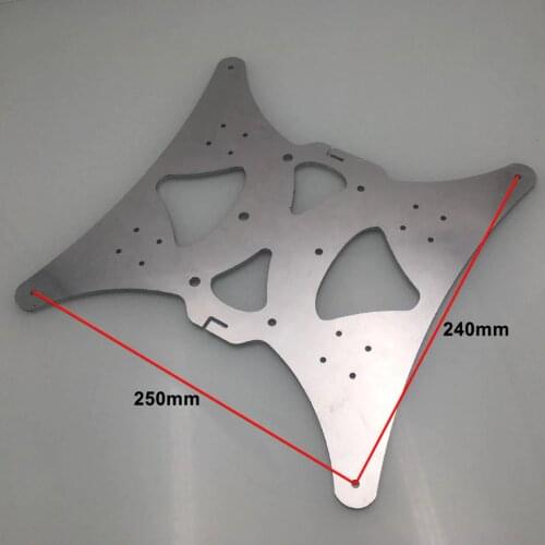 CR-10 Pro light weight MGN12H linear rail Y axis carriage for Creality CR-10 Pro 3D printer metal heated support base plate