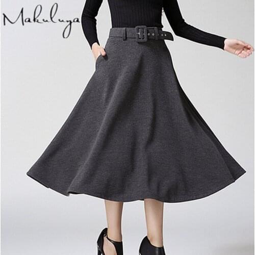 Makuluya Womens Autumn Skirts