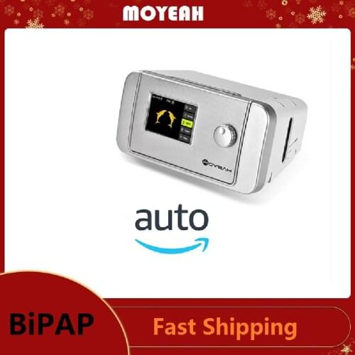 MOYEAH Portable S/T BiPAP Auto BPAP Machine For Sleep Apnea Anti Snoring Bi-level CPAP Ventilator OSA Therapy