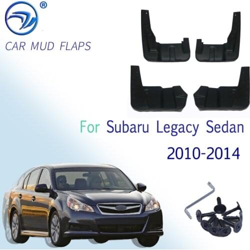 Set Car Mud Flaps For Subaru Legacy Sedan 2010-2014 Mudflaps Splash Guards Mud Flap Mudguards Fender Front Rear Styling 2012