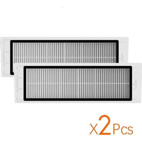 2Pcs Suitable for XIAOMI Robot Vacuum Cleaner Roborock Spare Parts Roller Replacement Kits Cleaning Framed HEPA Filter