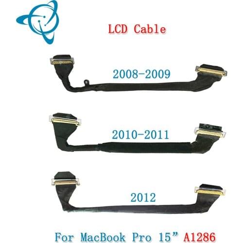 Shenyan Original A1286 Screen Cable For Macbook Pro 15.4" LCD LED LVDS Flex Cable 2008-2012 Year