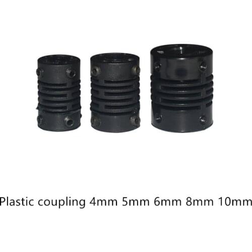 Nylon coupling E69-C04B E69-C06B E69-C08B 4mmx4mm 6mmx6mm 8mmx8mm plastic coupler elastic stepper motor shaft