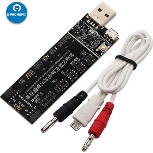 Battery Activation Fast Charge Board with USB Cable for iPhone 6 6P 6S 6SP 7 7P 8 8P X XS MAX Battery Charging Tesing Board