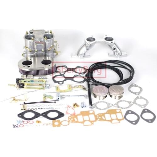 SherryBerg 45dcoe 45 DCOE Carburetor + MANIFOLD + Air filter + Linkage Conversion kit for MGB for WEBER/DELLORTO EMPI DHLA CARB