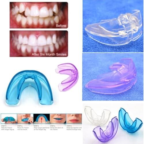3 Colors Silicone Teeth Braces Wholesale Factory Orthodontic Straight Teeth System Teens & Adult Retainer