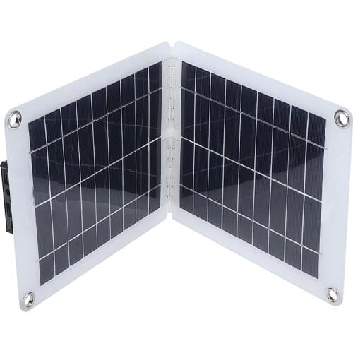 60W Foldable Solar Panel Module Power For Car Yacht RV Boat Moblie Phone Battery Charger USB Rechargeable