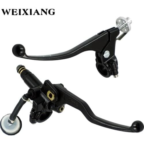 7/8" 22mm Motorcycle Front Push Type Brake Pump Master Cylinder Brake Lever