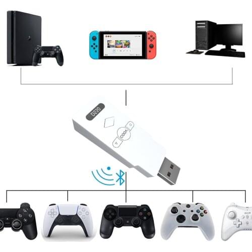 USB Wireless Bluetooth Adapter for Nintendo Switch Switch/Lite PS3 PS4 For PS5 P4 Xbox One Controller Game Control