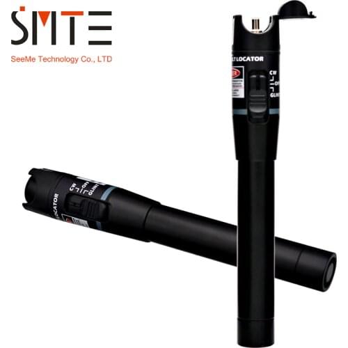 30mW Visual Fault Locator Red Light Laser Source Fiber Optic Cable Tester Test Tool plastics 30km