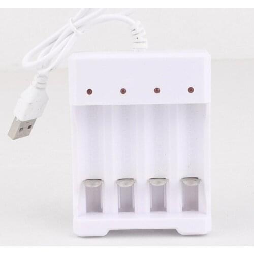 Battery Charger For AA AAA Batteries 4 Ports Battery Charger With USB Plug Universal Power Tool Accessories