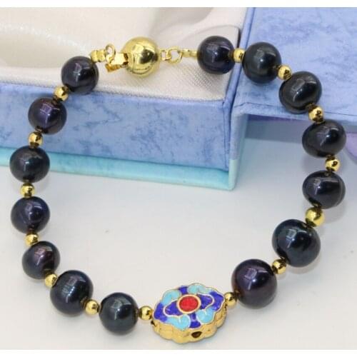 Fashion 14 style women hook strand bracelet bangle natural 7-8,8-9,10-11mm white pearl nearround beads jewelry 7.5inch B2741