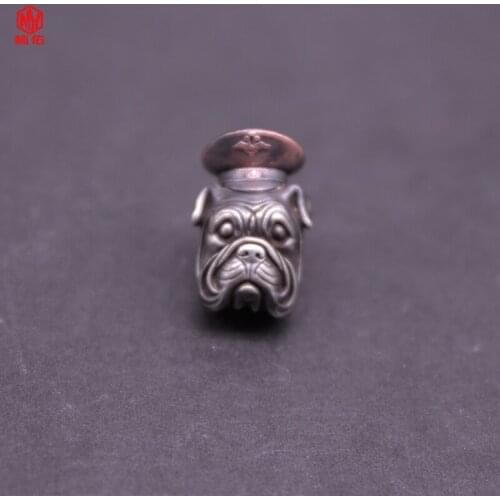 1PCS Hot Sale!!! Warrior Animal Sheriff Knife Bead Retro EDC Outdoor Multi-tool Survival Parachute Paracord Bead