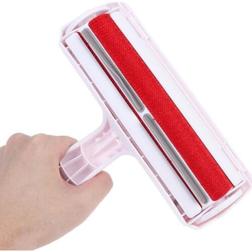 1PCS Convenient Cleaning Lint Brush Pet Hair Roller Remover Dog Cat Fur Brush Base Home Furniture Sofa Clothe Dog Cat Comb Tool