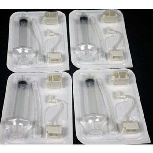 10 pieces Vanadium Titanium Crystal Needles for Mesotherapy Gun Accessory Disposable needles Syringe needle with tube