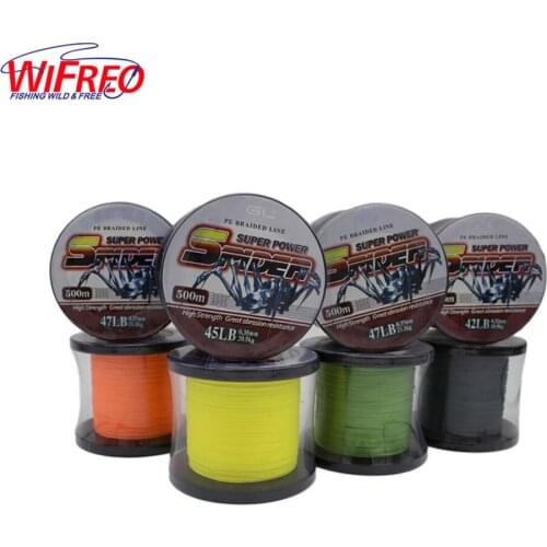 500m Super Strong PE Fiber Line 4 Strands Multifilament PE Braided Fishing Line