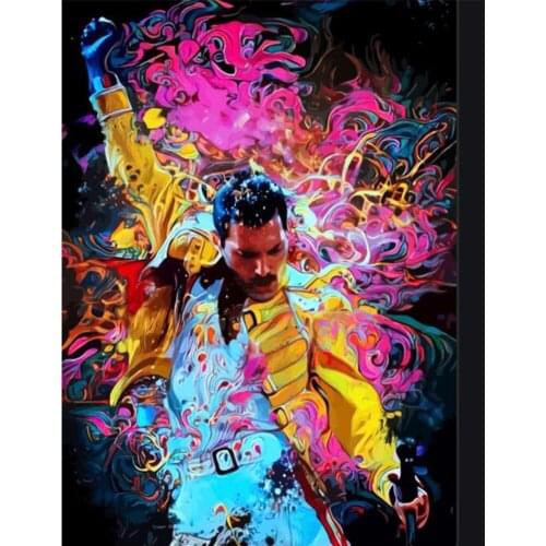 5D DIY Diamond Painting Rock Music Picture Diamond Embroidery Full Square / Round Mosaic Cross Stitch Kits Wall Stick Home Decor