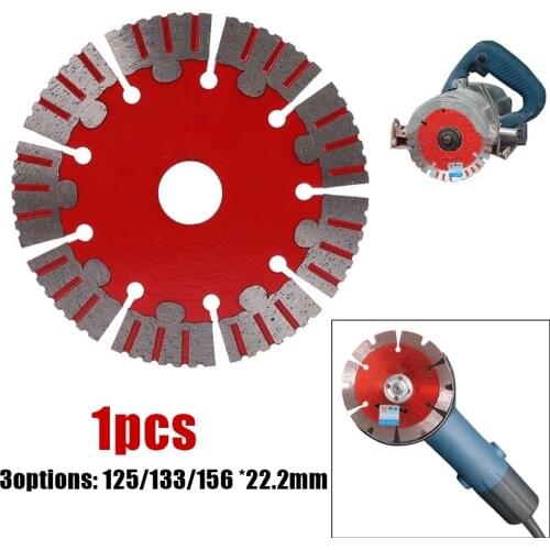 125/133/156mm Diamond Saw Blade 0.88in Dry Cutting Disc Granite Quartz Stone Concrete Circular Saw Wood Cutters Woodworking Tool