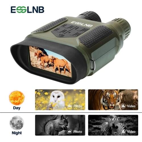 7X31 Binoculars Night Vision Goggle Digital Scope with 2" TFT LCD 100% Darkness Visible Photo Camera Video Recorder for Hunting