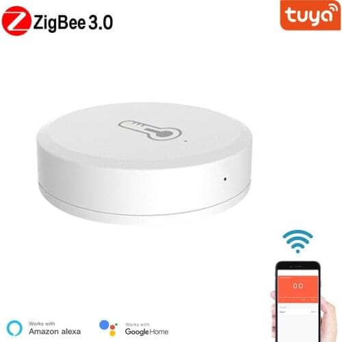 Tuya Smart Home ZigBee Temperature And Humidity Sensor Indoor Hygrometer Thermometer With LED Screen Works With Alexa Google