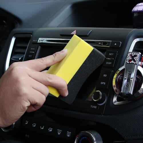 Car Wax Foam Cleaning Tool Car Wash Sponge Auto Care Polishing Sponge EVA Tyre Tire Brush U-Shape Multi-functional Car-styling