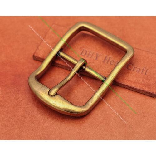 Quality Wide Long Solid Gold Plated DIY Leahtercraft Handmade Trophy Center Bar Pin Belt Buckle CLaspReplacement Fit 40 MM
