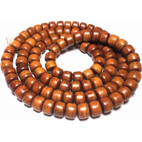 Tibet Yak Bone Barrel Beads Strand 9X7mm 108 Beads Archaistic Old Prayer Mala Beads TSB0287