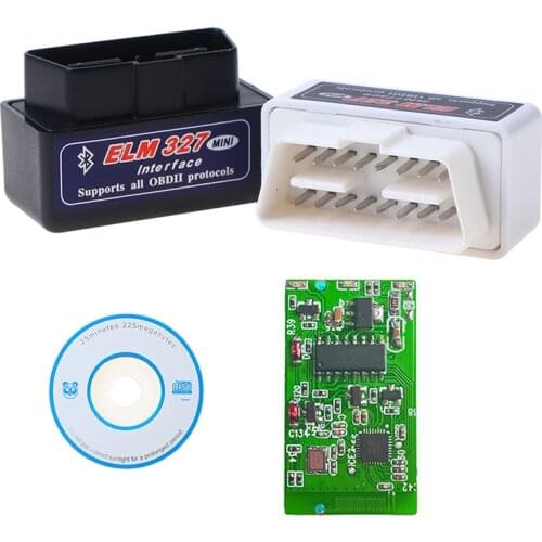 MINI ELM327 V1.5 Bluetooth-Compatible PIC18F25K80 Chip Works For Multi-Cars Diagnostic Tool Supports OBD-II Protocols