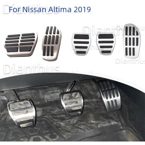 For Nissan Altima 2019 Car Accelerator Gas Brake Foot Pedal Cover Pad AT MT Pedals