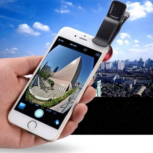 3-in-1 Fish Eye Lens Wide Angle Macro Lens Zoom for Iphone Xiaomi Universal Mobile Phone External Camera Fisheye Lens
