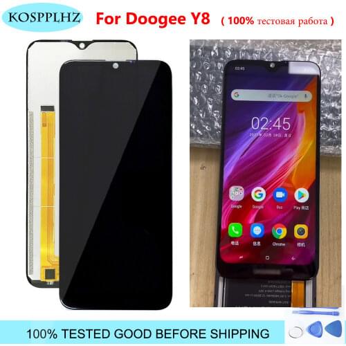 6.1 Inch original Quality For DOOGEE Y8 X90L LCD Display + Touch Screen Digitizer Sensor Assembly Replacement With Y 8 X 90l
