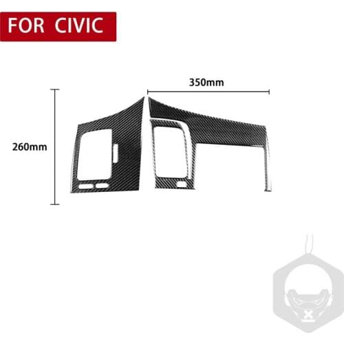 For Civic 8 Gen 2006-2011 Car Air Outlet Panel and Navigation Panel