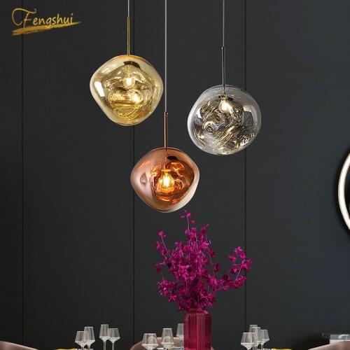 Nordic Living Room LED Lamp Modern PVC Lava Pendant Lights Museum Galleries Light Restaurant Loft Cafe Villa Home Hanging Decor