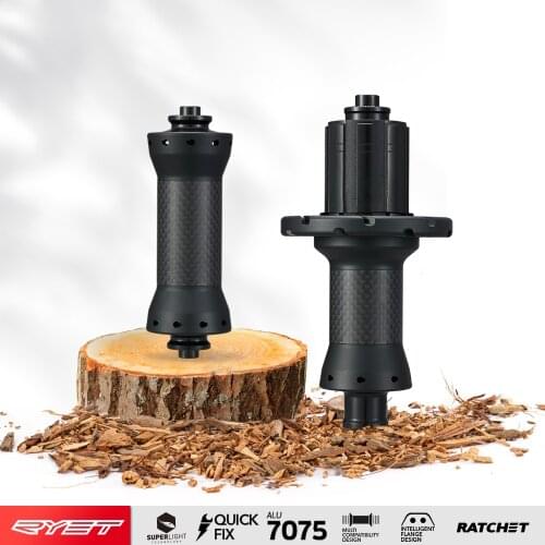 RYET Bicycle Hubs RACHET STRUCTURE 36T Sealed 6 Bearing MTB Road Bike Hub 11 Speed CARBON Bike Hub Straight Pull 20H/24H