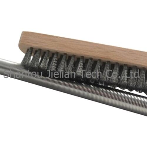 L230mm Standard Wire D0.04mm High Quality Elastic Steel Wire Brush For Anilox Roller Cleaning