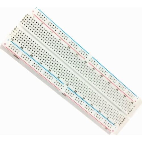 1pc Universal PCB Test Board MB102 Solderless Breadboard 830 Point for Arduino DIY Electronic Kit