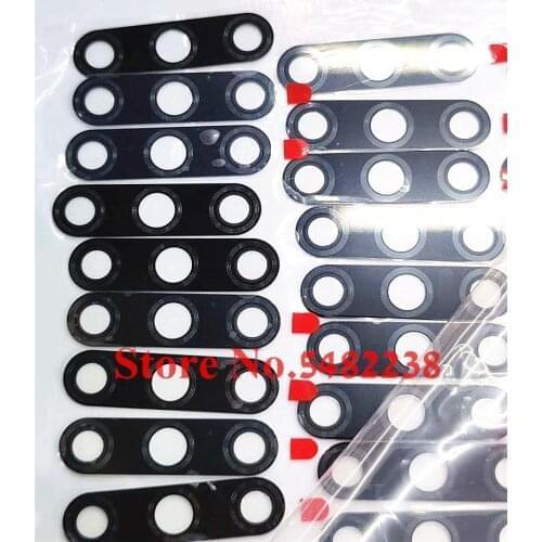 100Pcs Original Rear Camera Lens For Huawei P Smart pro 2019 Back Camera Glass Lens Cover Camera outside Glass with stickers