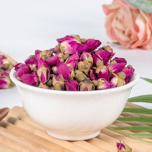 2021 Fragrant Natural Dried Pingyin Rose Bud Organic Dried Flowers Buds Women Gift Wedding Decoration