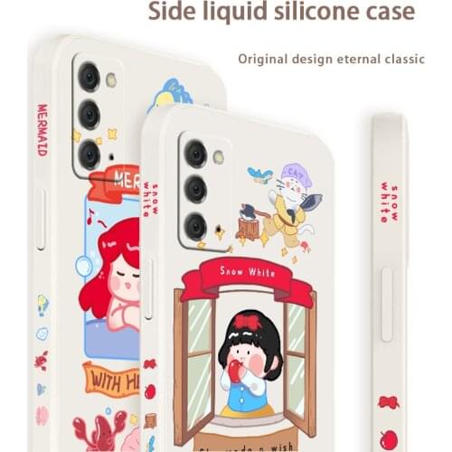 Pretty Mermaid Phone Case For Samsung Galaxy S21 S20 FE S10 Note 20 10 Ultra Plus A72 A52 A42 A32 A71 A51 A41 A31 A21S 4G Cover