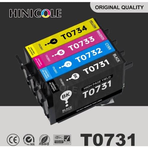 T0731 - T0734 73N Ink Cartridge For Epson Stylus CX3900 CX7300 CX8300 TX210 C79 C90 CX3905 CX4900 CX4905 CX5500 CX5600 Printer