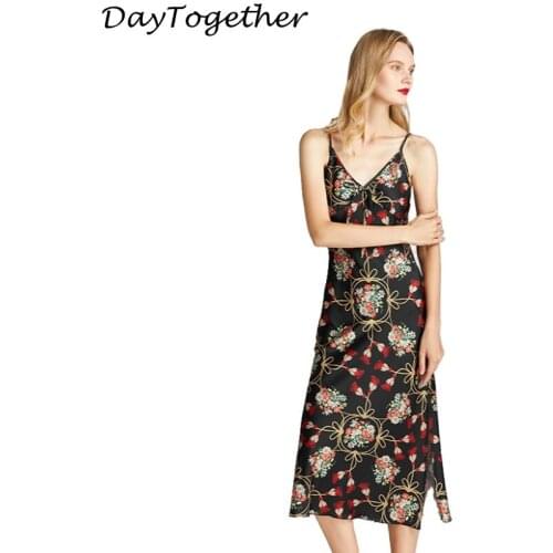 Женские шелковые ночные сорочки Day Together China At AliExpress