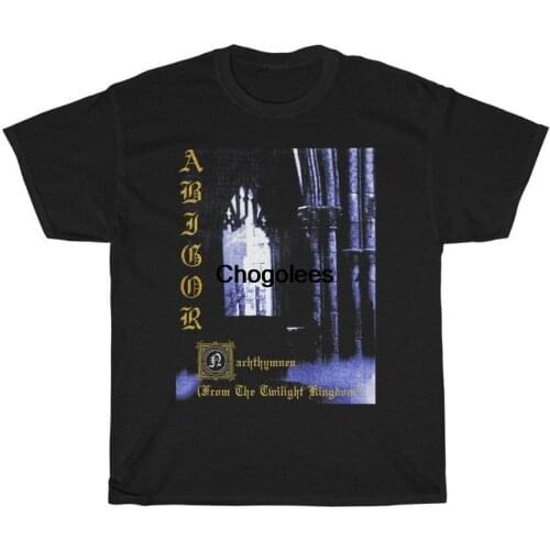ABIGOR Nachthymne T shirt Black metal Amestigon Chryst BLACK Tee