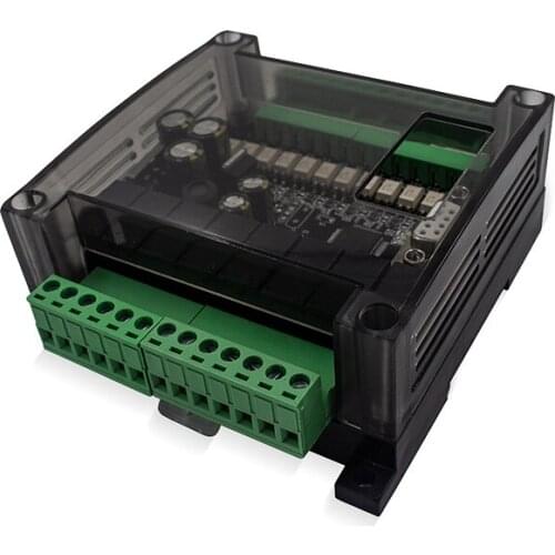 FX1N-20MR DC 24V PLC Industrial Control Board Programmable Controller 12 points Input 8 points Output With Case