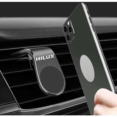 Metal Magnetic Car Phone Holder for Toyota Toyota Hilux surf vigo revo 2017 2018 Accessories
