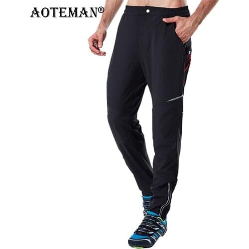 Men Pants Cycling Male Biker Trousers Men Waterproof Windproof Pant Fashion Male Solid Autumn Sports Outdoor Sweatpants LM352